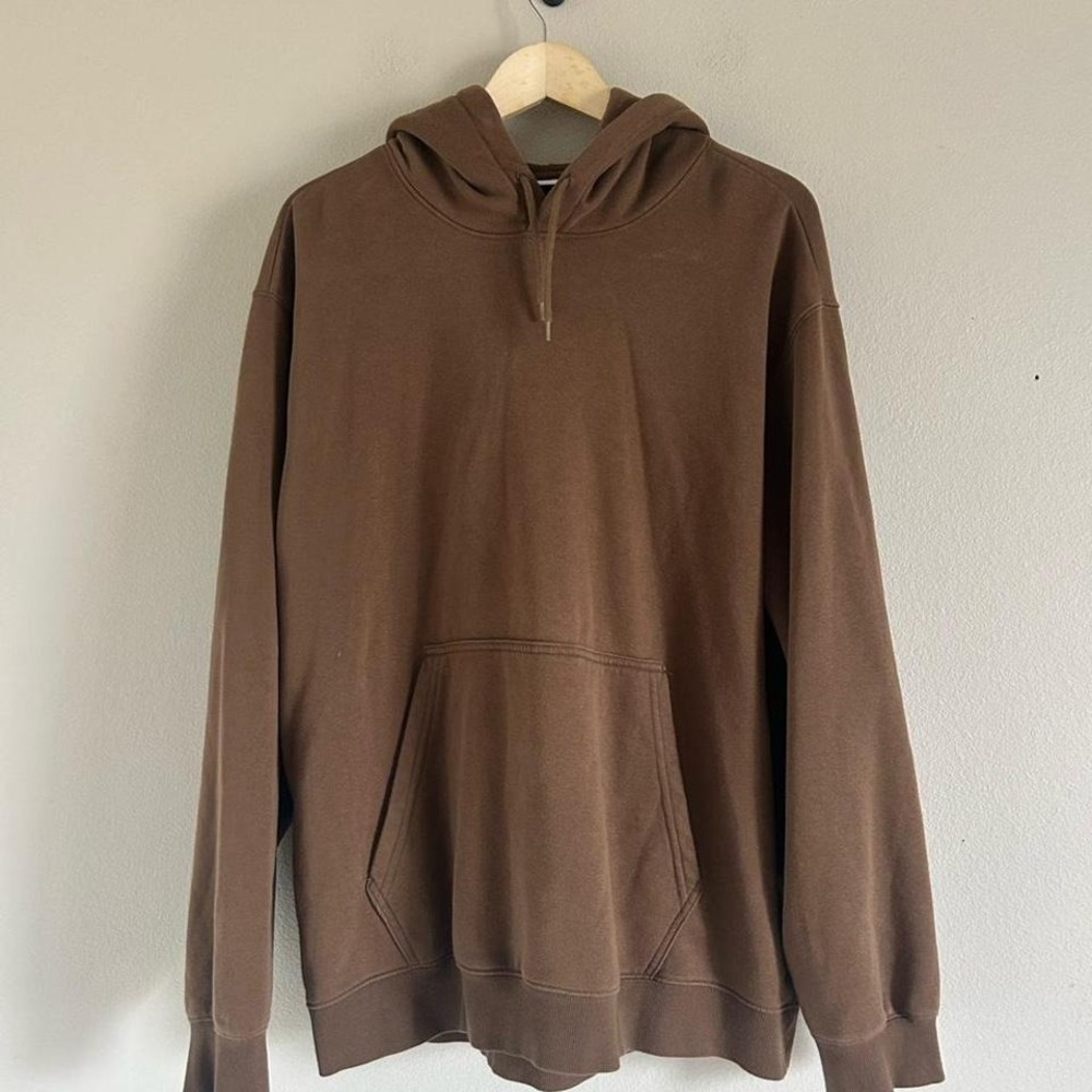 Weekday Brown Oversized Hoodie Sz‎ XL